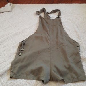 Army green overalls